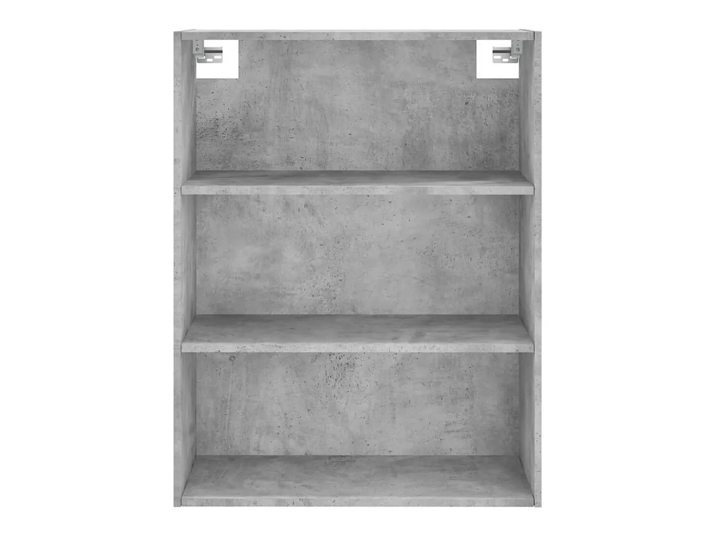 Aparador alto madera contrachapada gris hormigón 69,5x34x180 cm