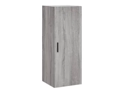 Aparador alto madera contrachapada gris Sonoma 34,5x34x180 cm