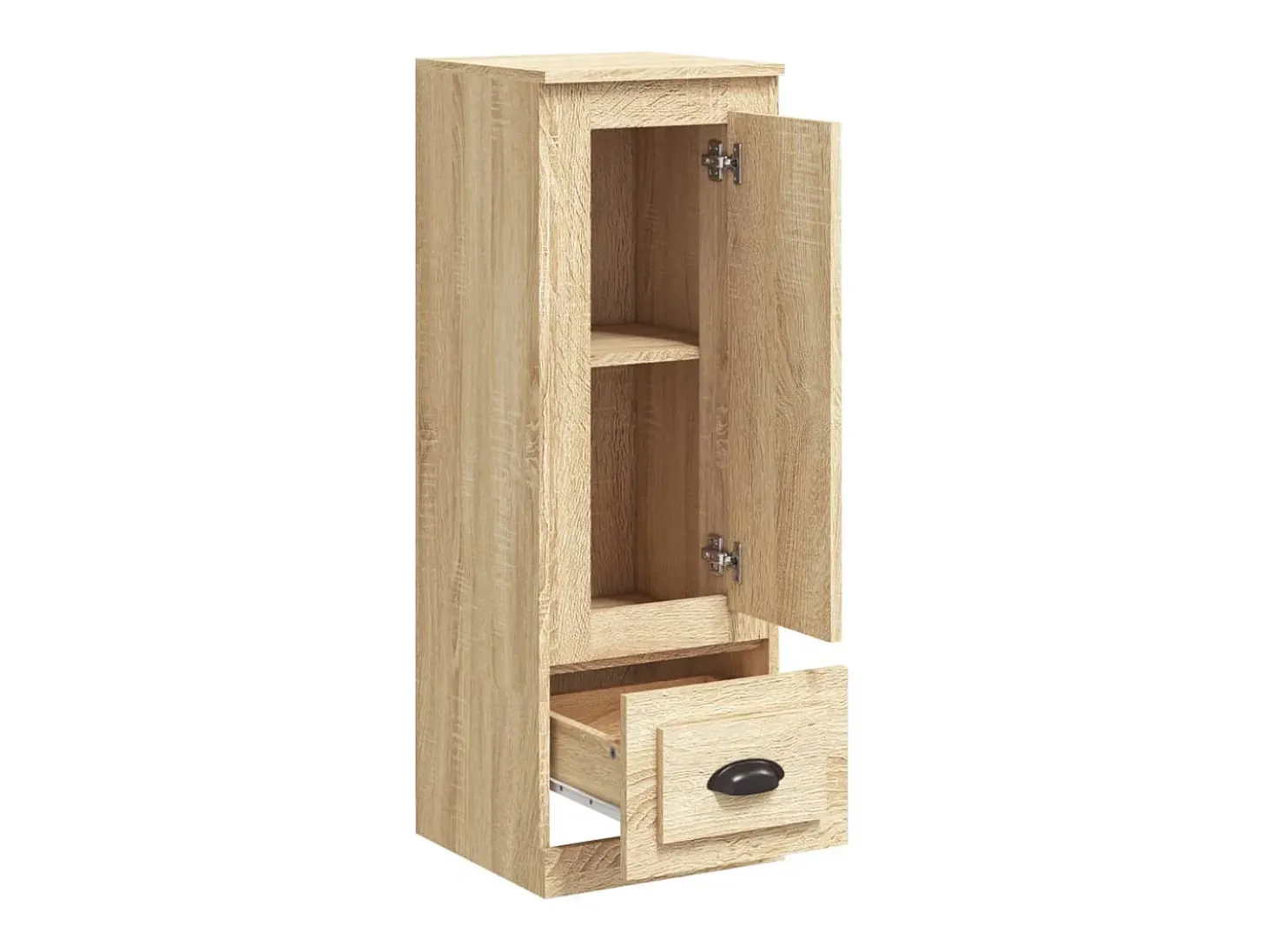 Aparador alto madera contrachapada roble Sonoma 36x35,5x103,5cm