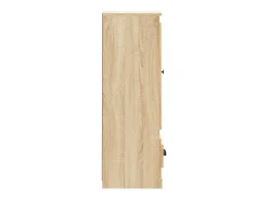 Aparador alto madera contrachapada roble Sonoma 36x35,5x103,5cm
