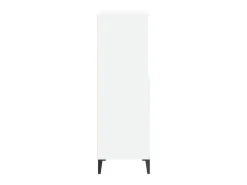 Aparador alto madera contrachapada blanco 60x36x110 cm ES74150