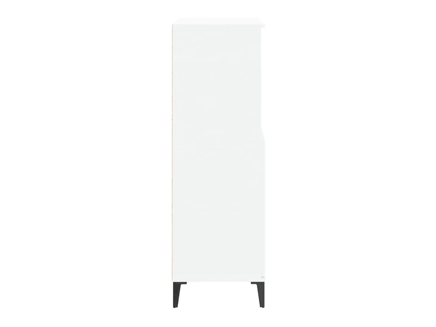 Aparador alto madera contrachapada blanco 60x36x110 cm ES74150