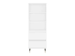 Aparador alto madera contrachapada blanco 40x36x110 cm ES75455
