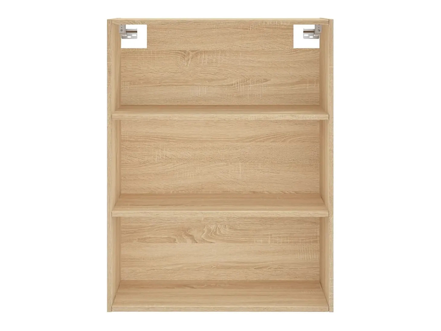Aparador alto madera contrachapada color roble 69,5x34x180 cm
