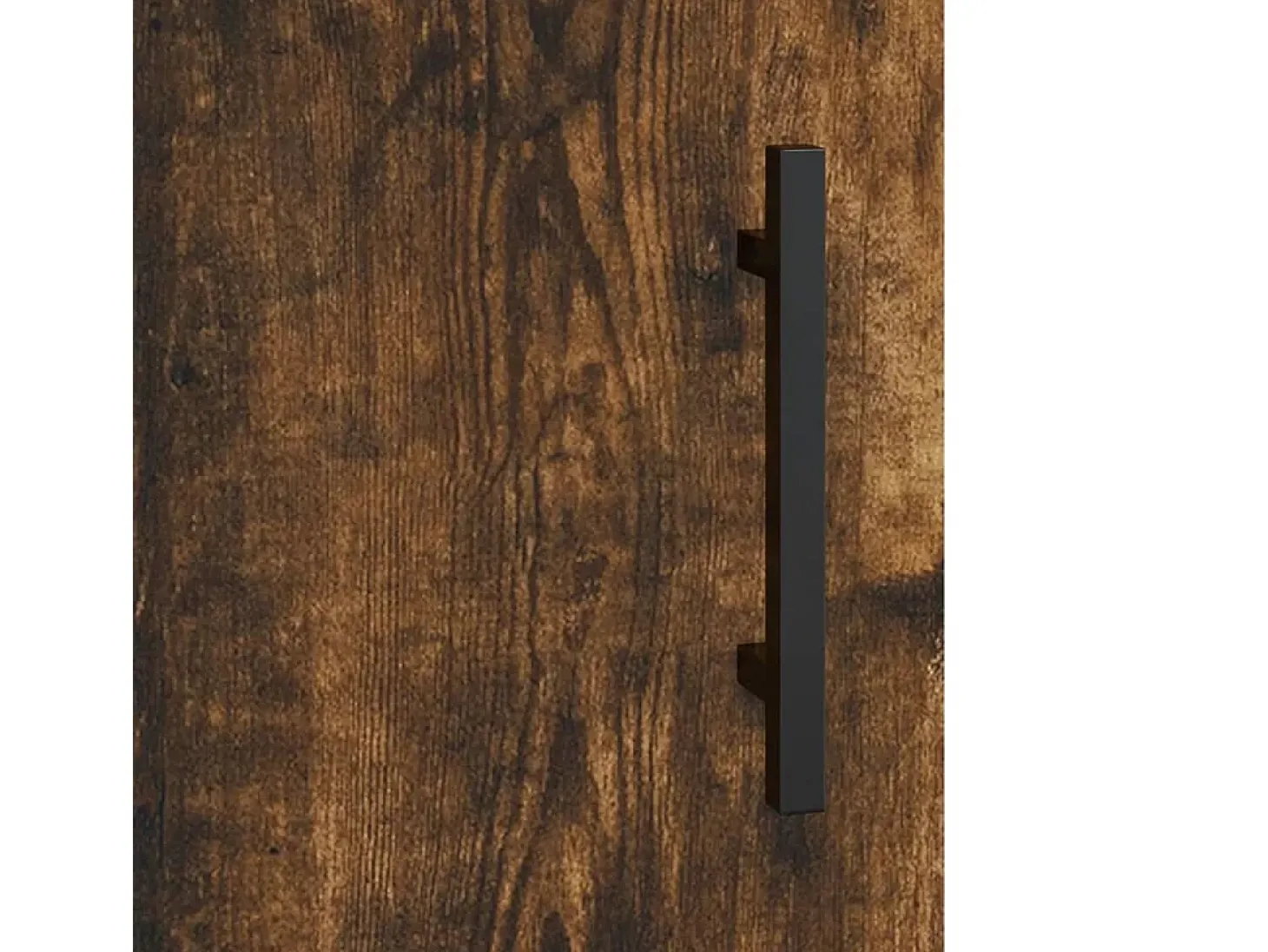 Aparador alto madera contrachapada roble ahumado 69,5x34x180 cm