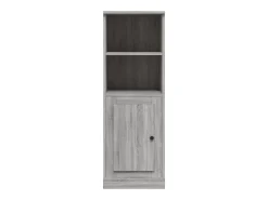 Aparador alto madera contrachapada gris Sonoma 36x35,5x103,5 cm