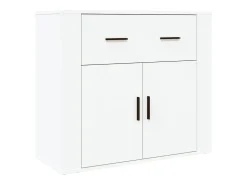 Aparador alto madera contrachapada blanco