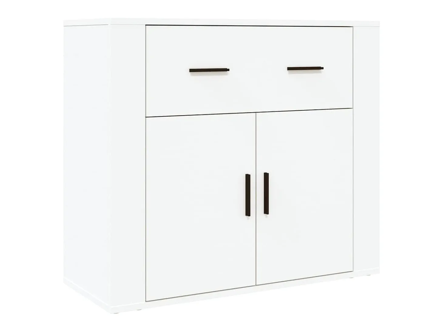 Aparador alto madera contrachapada blanco