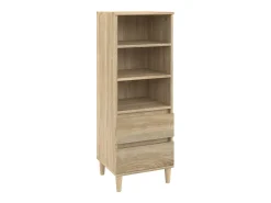 Aparador alto madera contrachapada roble Sonoma 40x36x110 cm