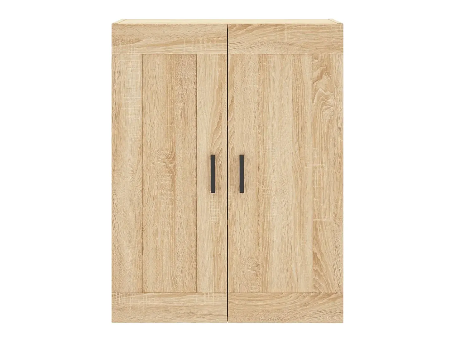 Aparador alto madera contrachapada color roble 69,5x34x180 cm