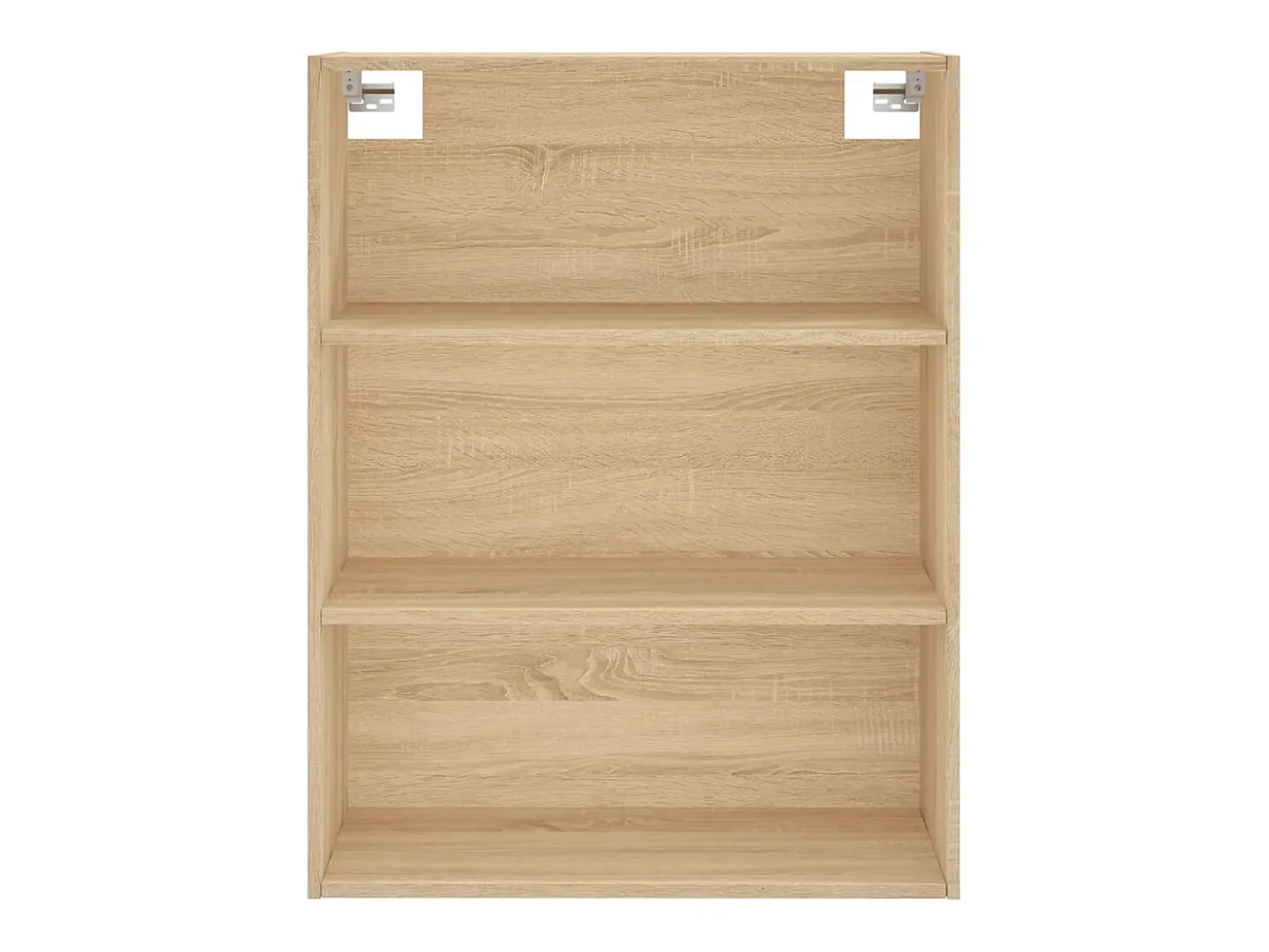 Aparador alto madera contrachapada color roble 69,5x34x180 cm