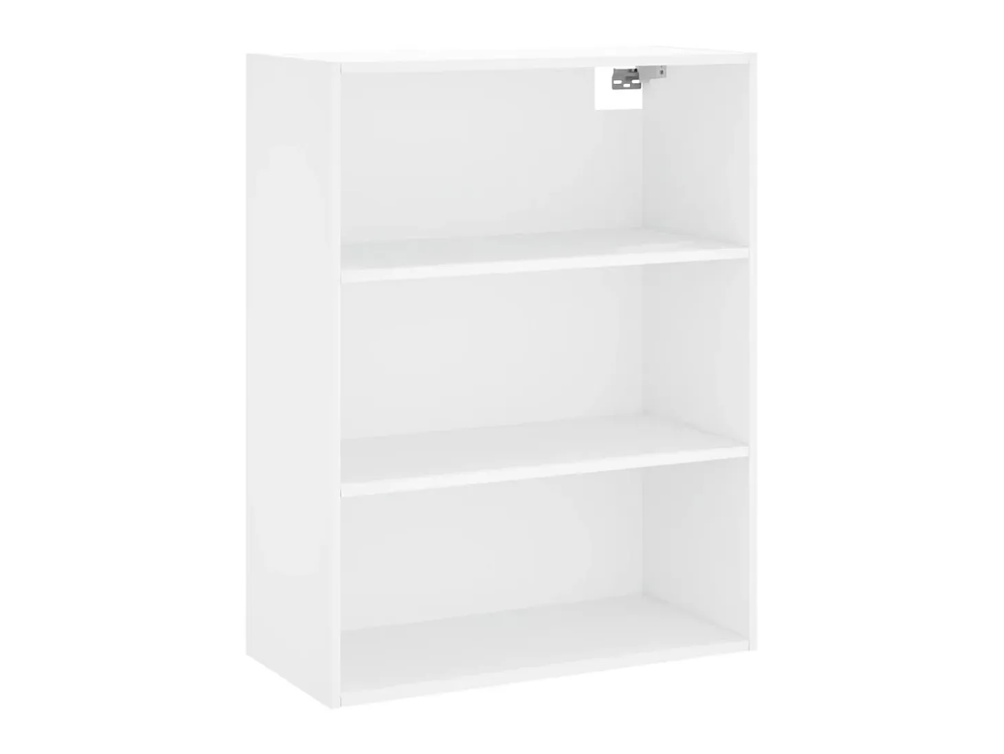 Aparador alto madera contrachapada blanco 69,5x34x180 cm ES21348