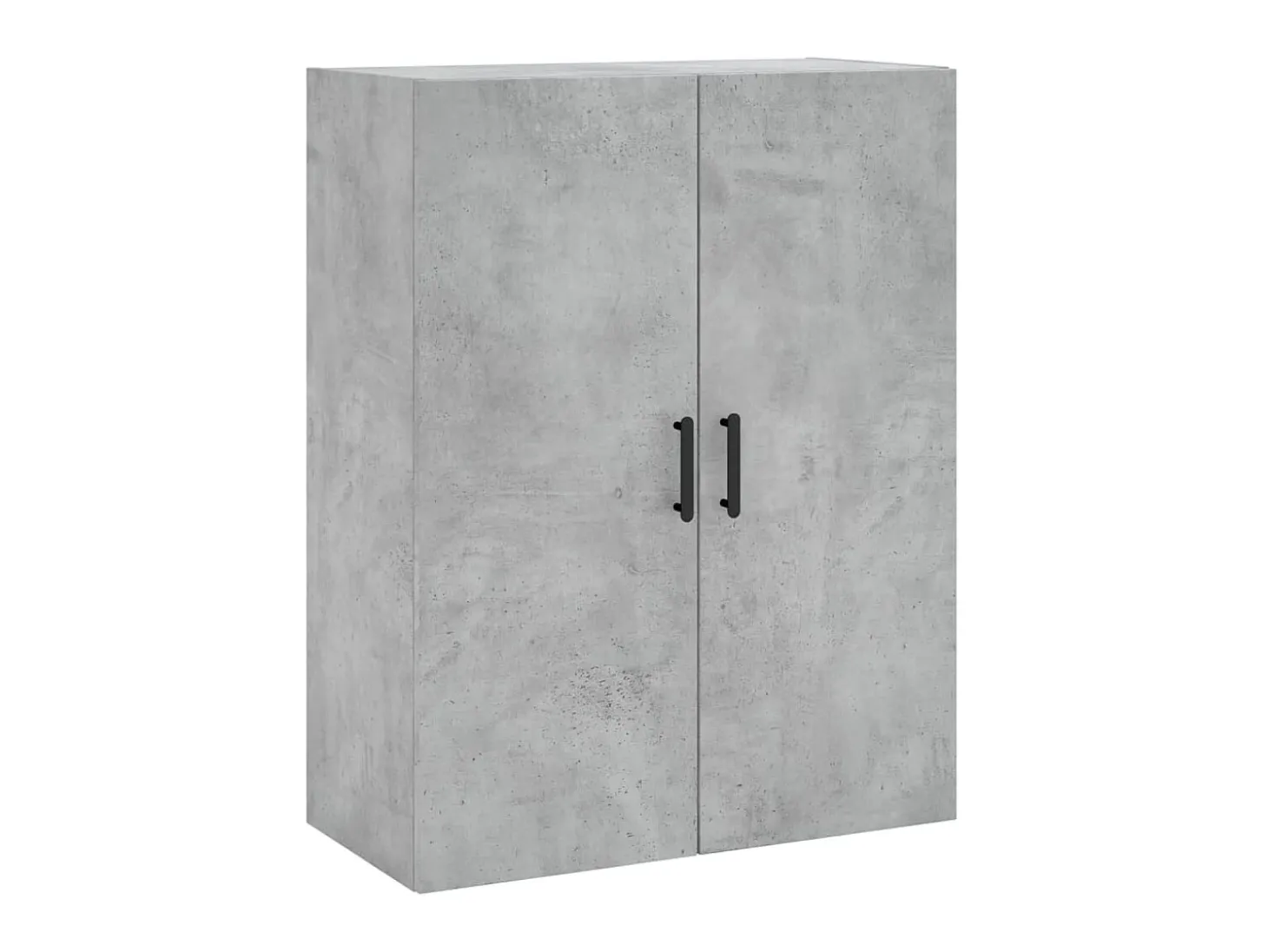 Aparador alto madera contrachapada gris hormigón 69,5x34x180 cm ES61035