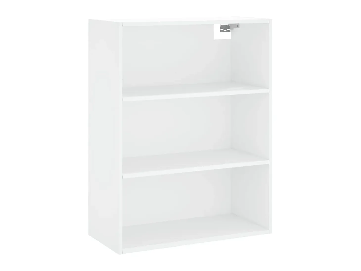 Aparador alto madera contrachapada blanco 69,5x34x180 cm ES37811