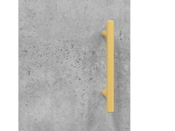 Aparador alto madera contrachapada gris hormigón 69,5x34x180 cm