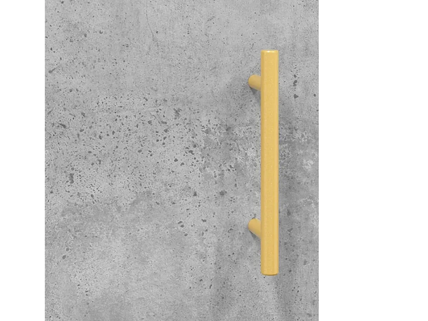 Aparador alto madera contrachapada gris hormigón 69,5x34x180 cm