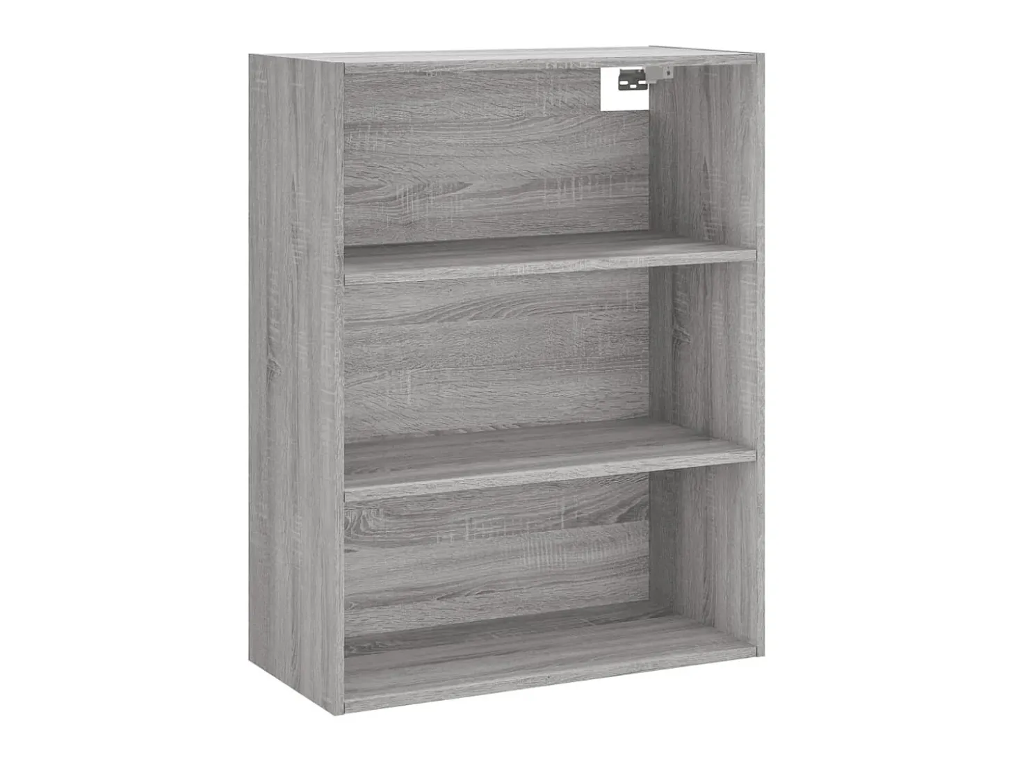 Aparador alto madera contrachapada gris sonoma 69,5x34x180 cm ES34300