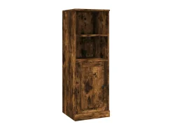 Aparador alto madera contrachapada roble humo 36x35,5x103,5 cm ES30746