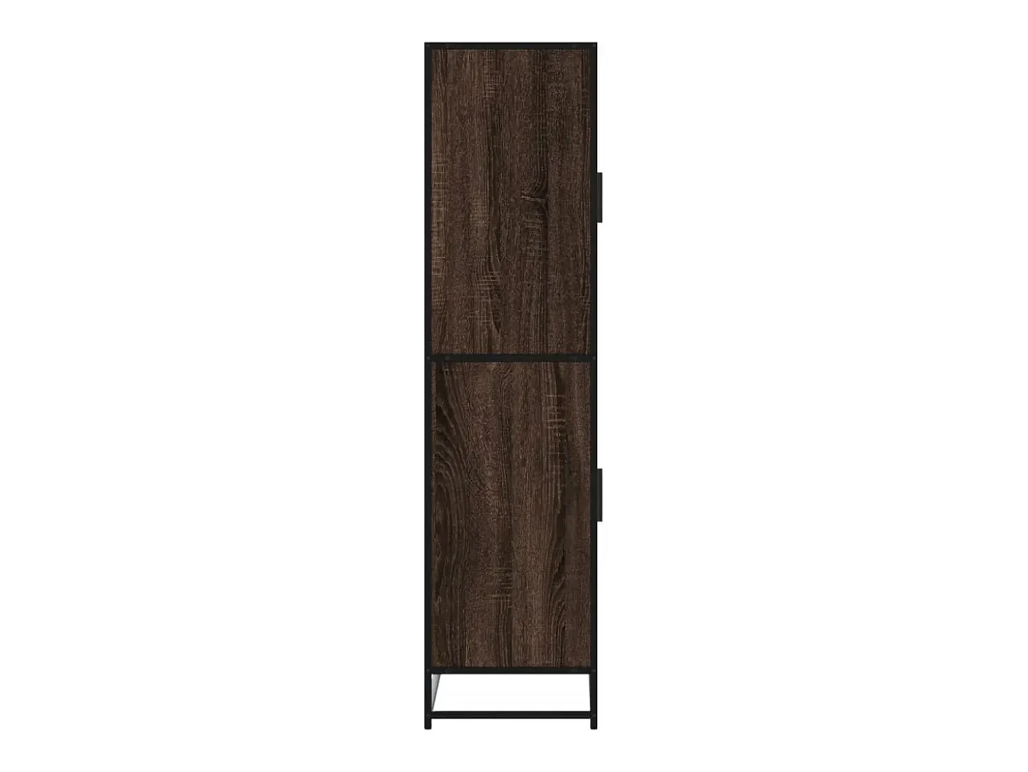 Aparador alto madera de ingeniería marrón roble 68x35x139 cm