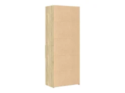 Aparador alto madera de ingeniería roble Sonoma 70x42,5x185 cm