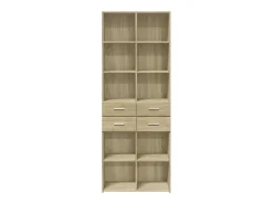 Aparador alto madera de ingeniería roble Sonoma 70x42,5x185 cm