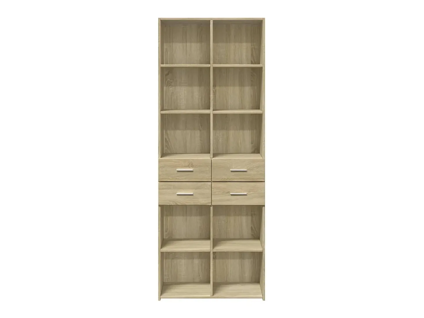 Aparador alto madera de ingeniería roble Sonoma 70x42,5x185 cm