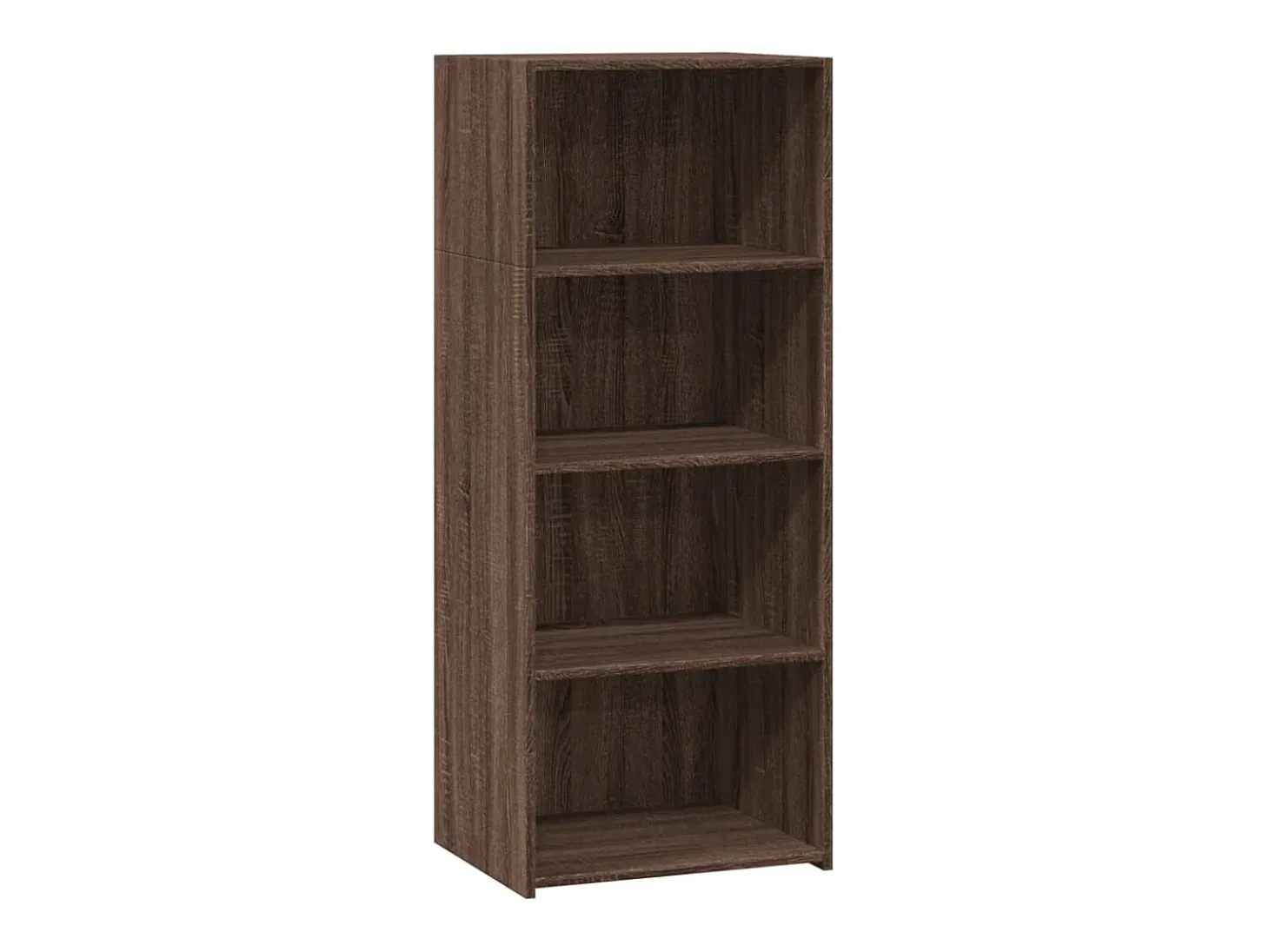 Aparador alto madera de ingeniería marrón roble 50x41x124 cm