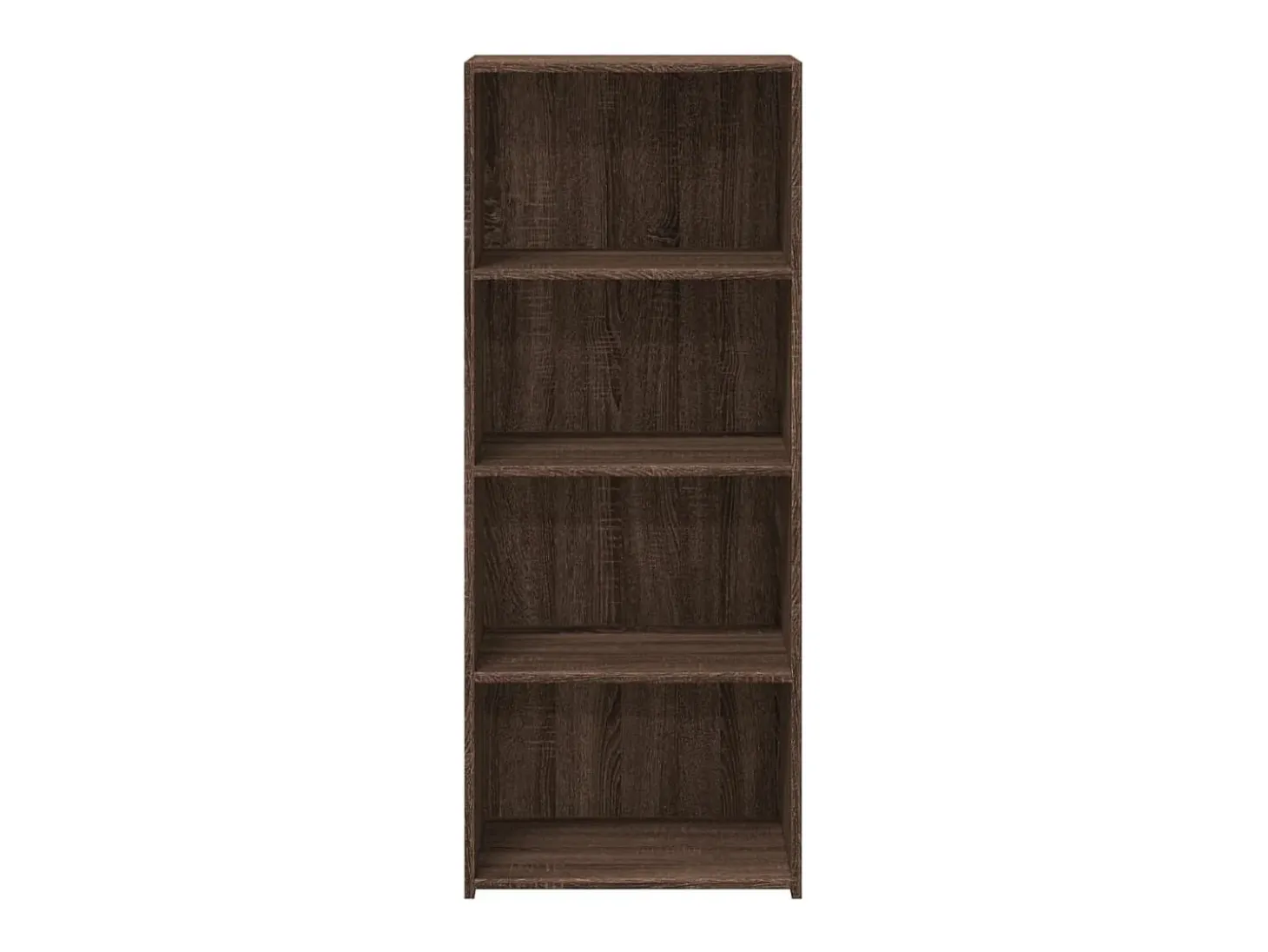 Aparador alto madera de ingeniería marrón roble 50x41x124 cm
