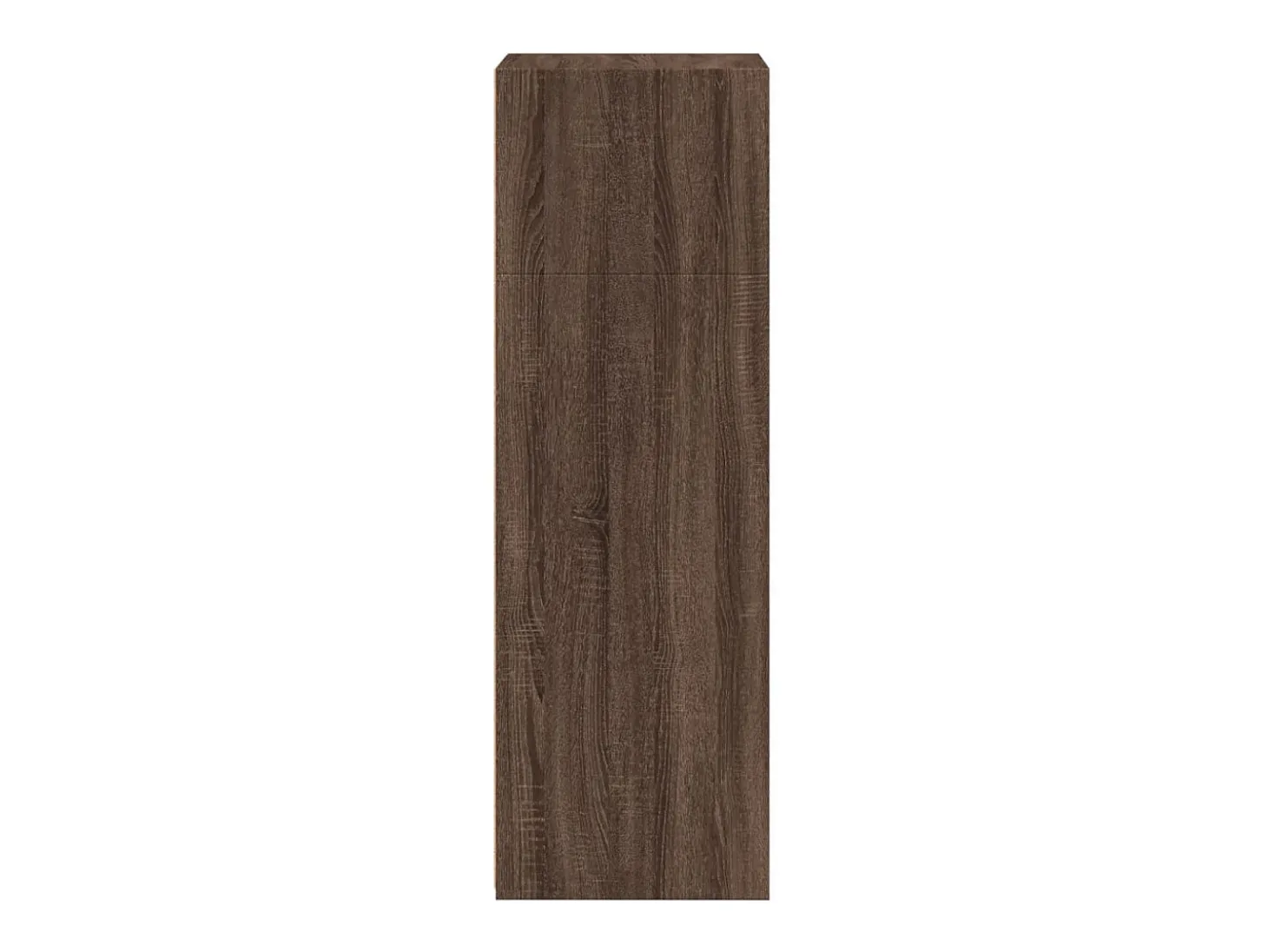 Aparador alto madera de ingeniería marrón roble 50x41x124 cm