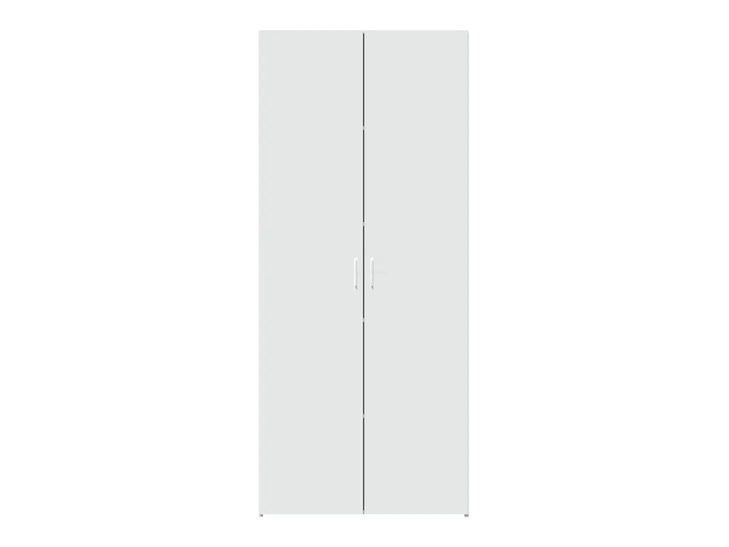 Aparador alto madera de ingeniería blanco 80x42,5x185 cm