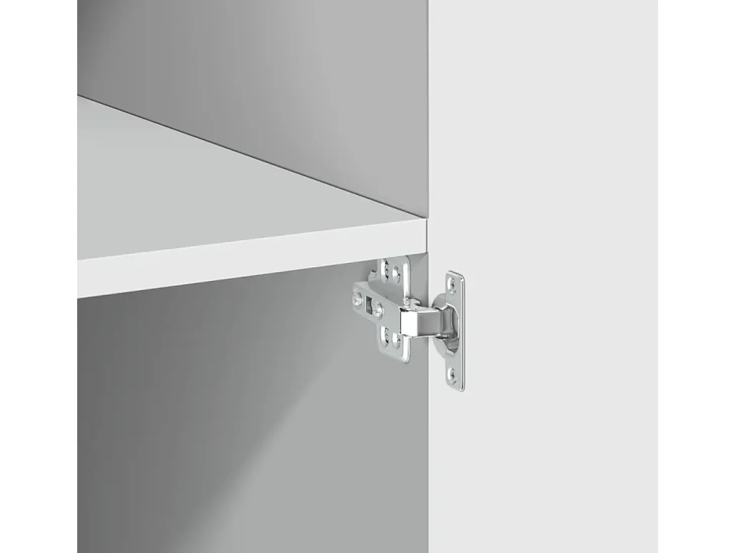 Aparador alto madera de ingeniería blanco 80x42,5x185 cm