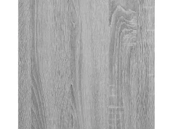 Aparador alto madera de ingeniería gris Sonoma 40x41x124 cm