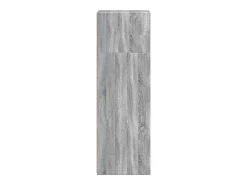 Aparador alto madera de ingeniería gris Sonoma 40x41x124 cm
