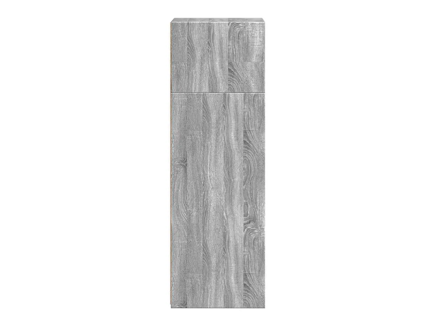 Aparador alto madera de ingeniería gris Sonoma 40x41x124 cm