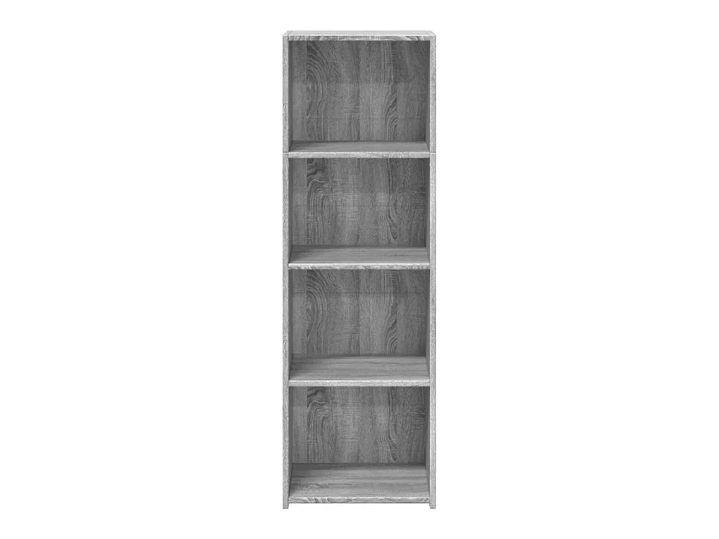 Aparador alto madera de ingeniería gris Sonoma 40x41x124 cm