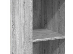 Aparador alto madera de ingeniería gris Sonoma 40x41x124 cm
