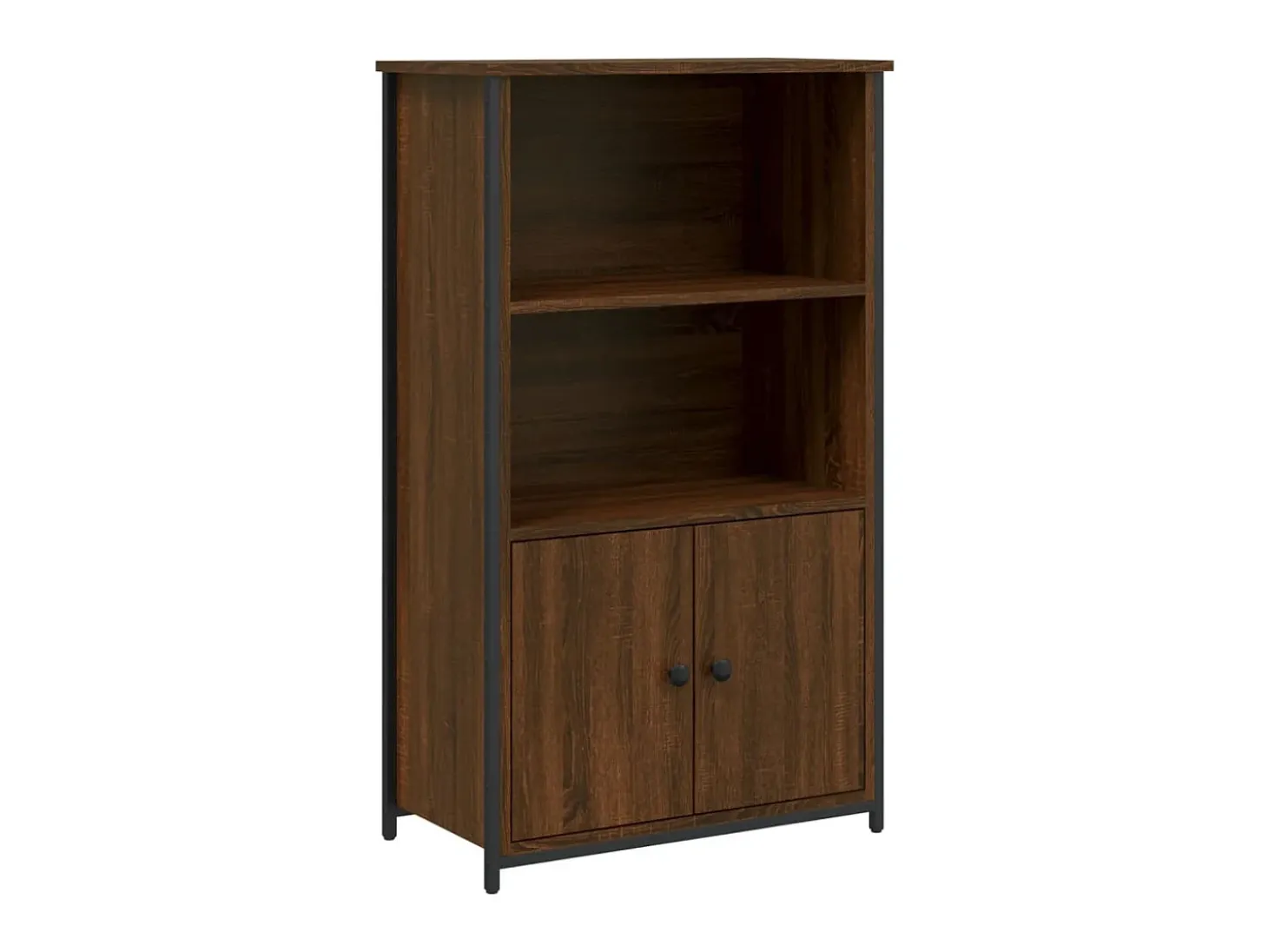 Aparador alto madera de ingeniería marrón roble 62x32x103,5 cm ES46502