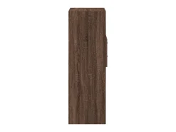 Aparador alto madera de ingeniería marrón roble 45x42,5x124 cm