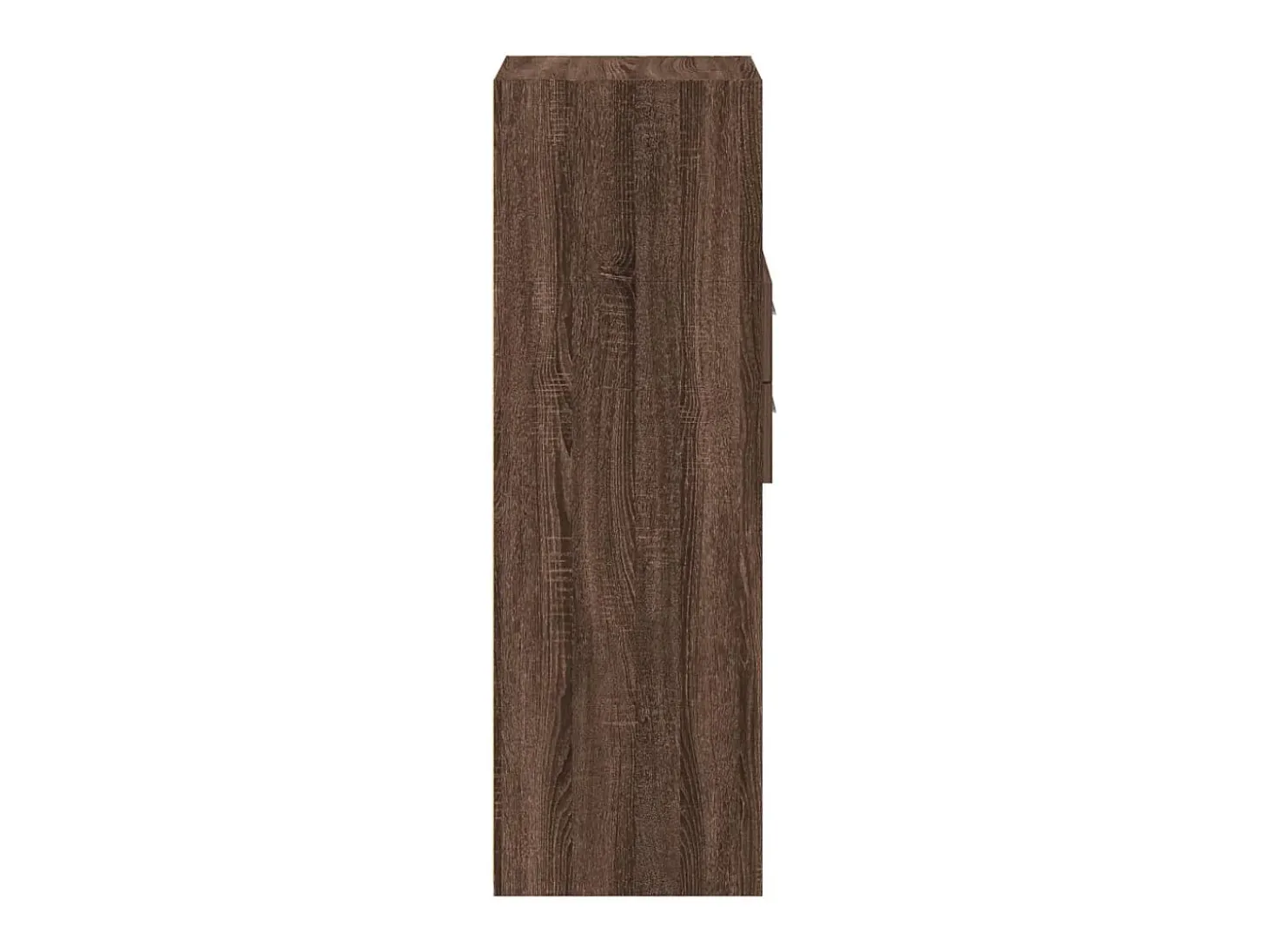 Aparador alto madera de ingeniería marrón roble 45x42,5x124 cm