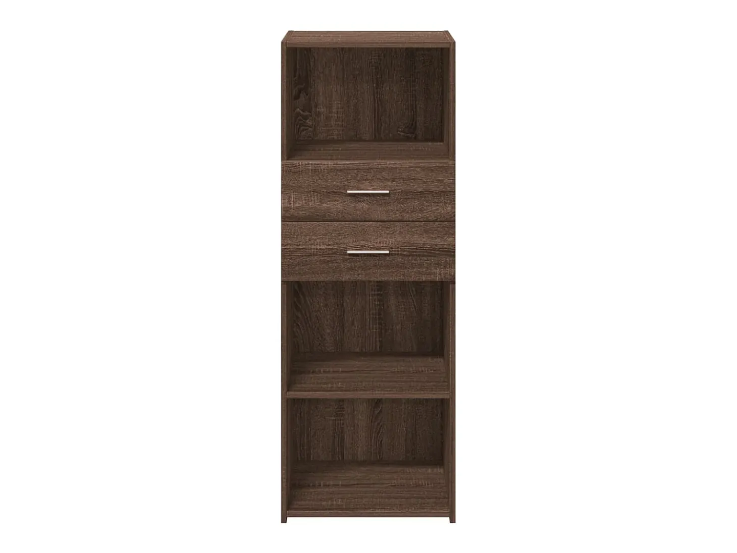 Aparador alto madera de ingeniería marrón roble 45x42,5x124 cm