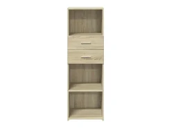 Aparador alto madera de ingeniería roble Sonoma 40x42,5x124 cm
