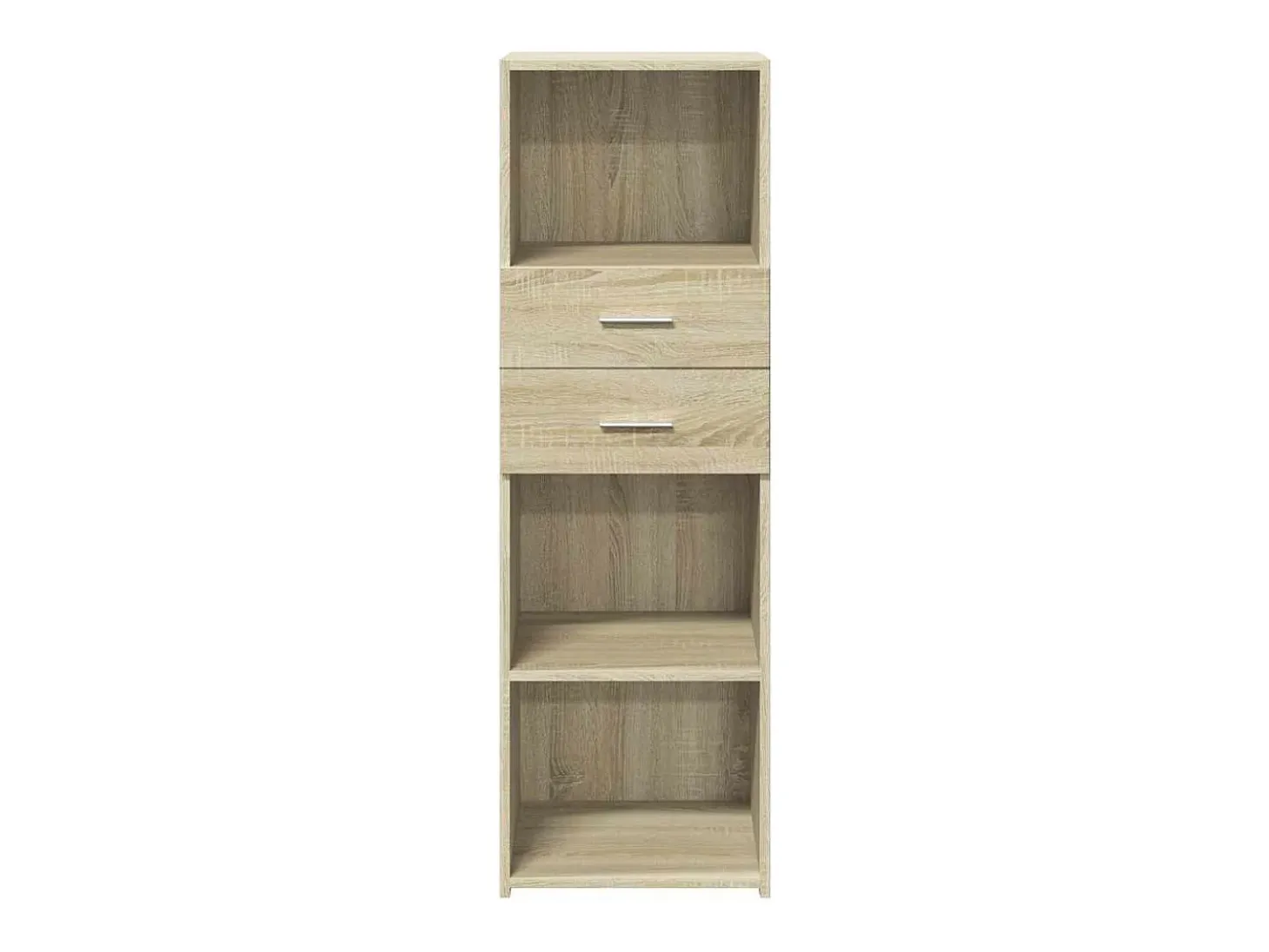 Aparador alto madera de ingeniería roble Sonoma 40x42,5x124 cm