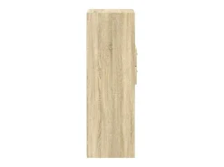 Aparador alto madera de ingeniería roble Sonoma 40x42,5x124 cm
