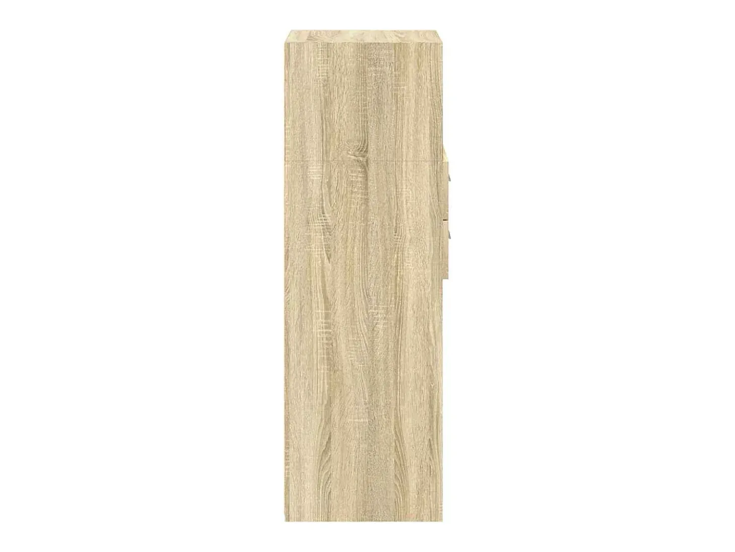 Aparador alto madera de ingeniería roble Sonoma 40x42,5x124 cm