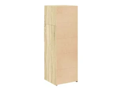 Aparador alto madera de ingeniería roble Sonoma 40x42,5x124 cm