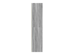 Aparador alto madera de ingeniería gris Sonoma 70x41x185 cm