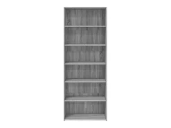 Aparador alto madera de ingeniería gris Sonoma 70x41x185 cm