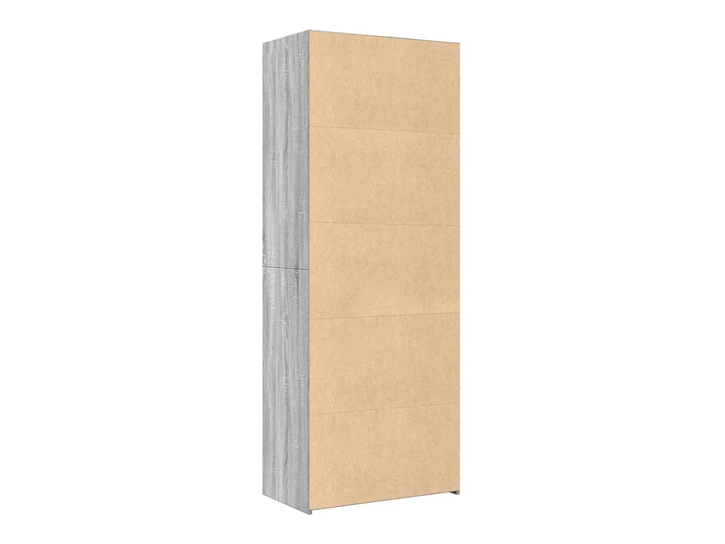 Aparador alto madera de ingeniería gris Sonoma 70x41x185 cm