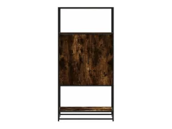 Aparador alto madera de ingeniería y metal 68x35x139 cm