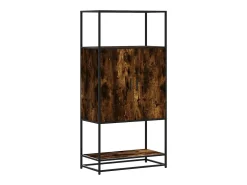 Aparador alto madera de ingeniería y metal 68x35x139 cm